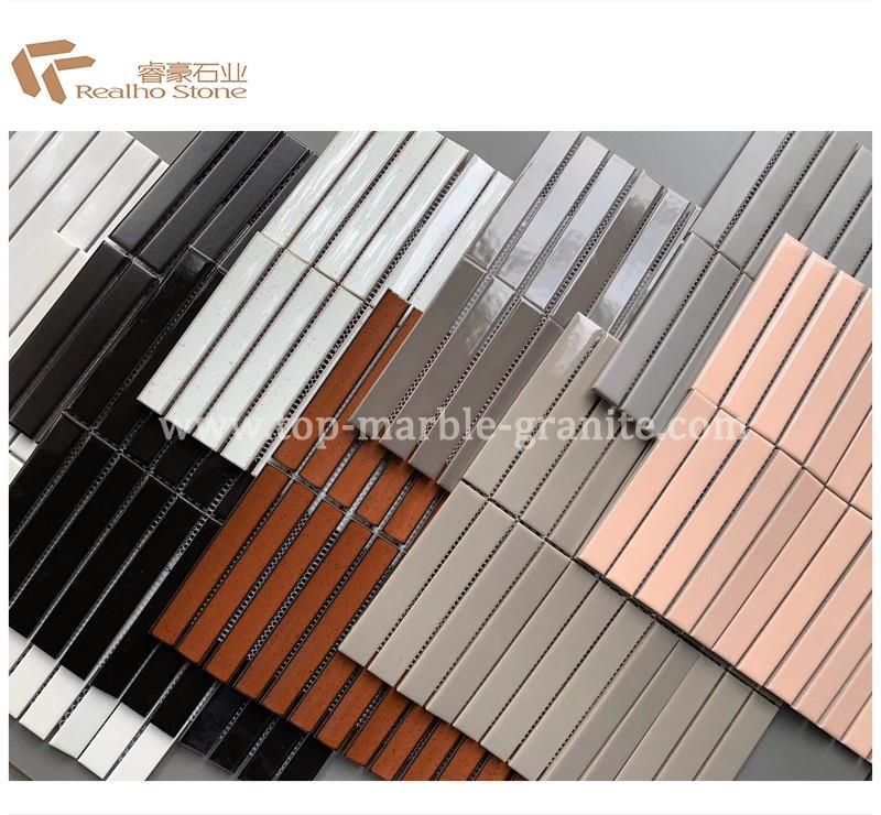 Pure Color Ceramic Mosaic Tiles