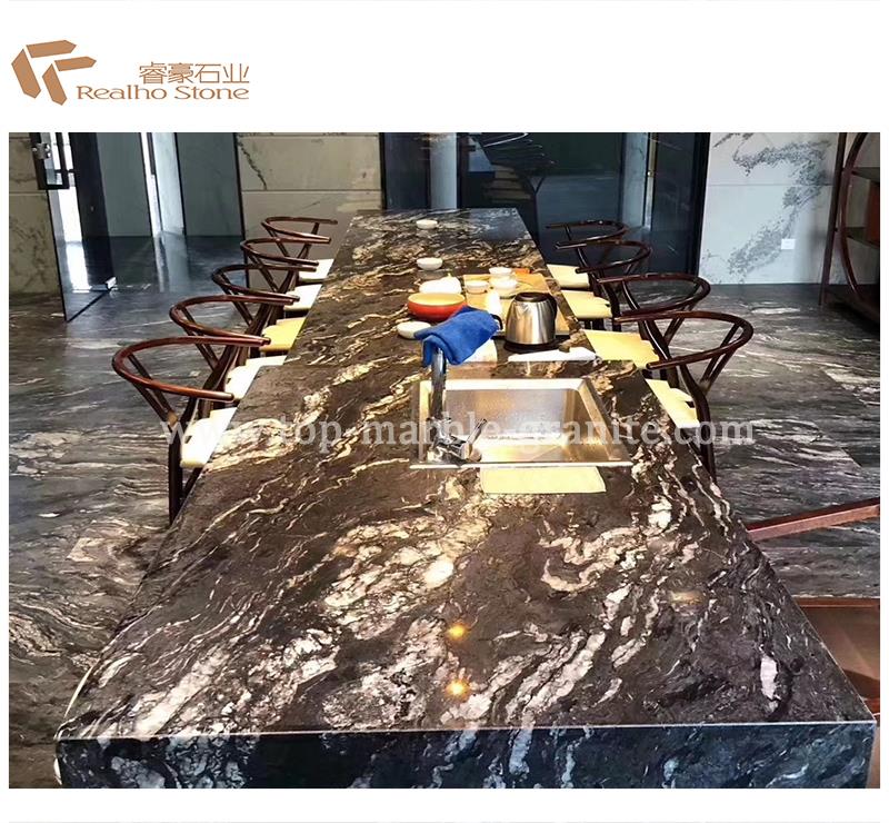 Imported Black Granite Dining Table Top