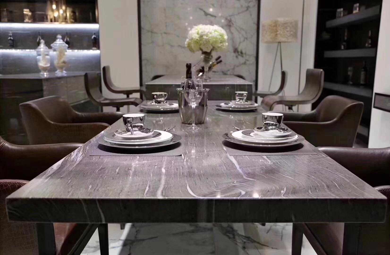 Black Granite Dinning Table Top for Restaurant