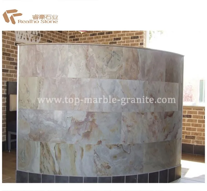 Flexible stone for curved surfaces