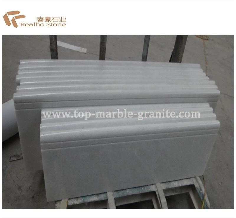 Стъпка от бял мрамор White marble step
