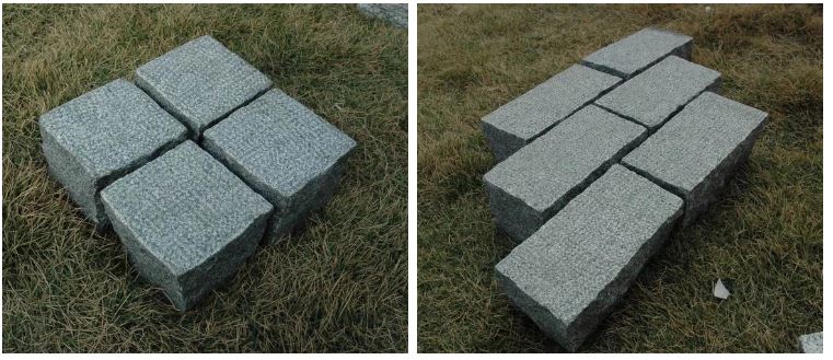 Paver, Bushhammered surface Paver, Bushhammered surface