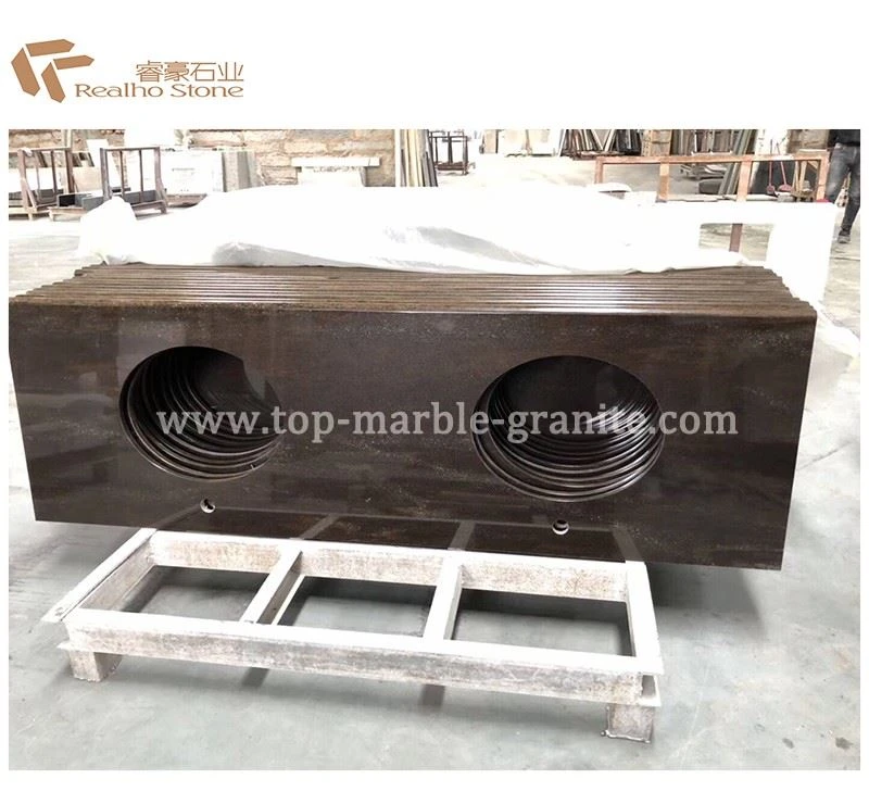 Brown Granite Bathroom Countertops