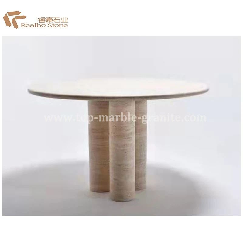 Travertine table