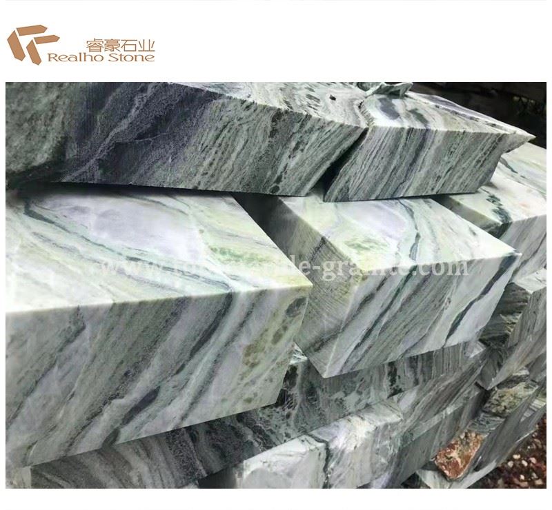 green marble floor tile