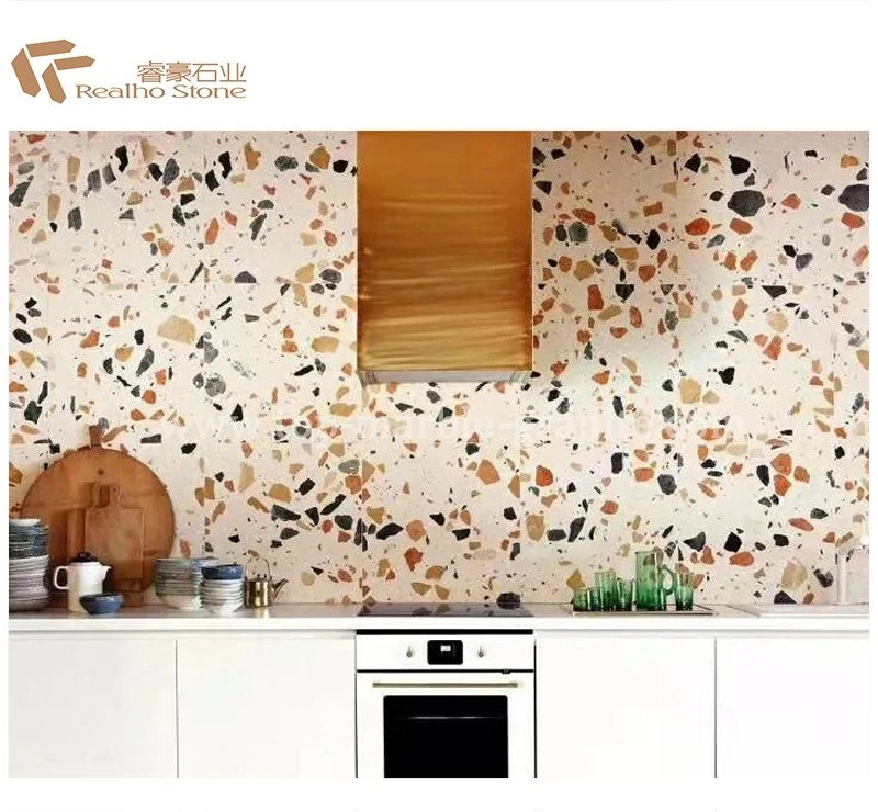 colorful terrazzo stone
