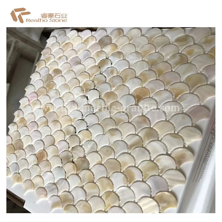pearl shell mosaic tile