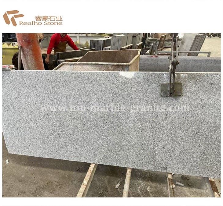 Pearl white granite slab