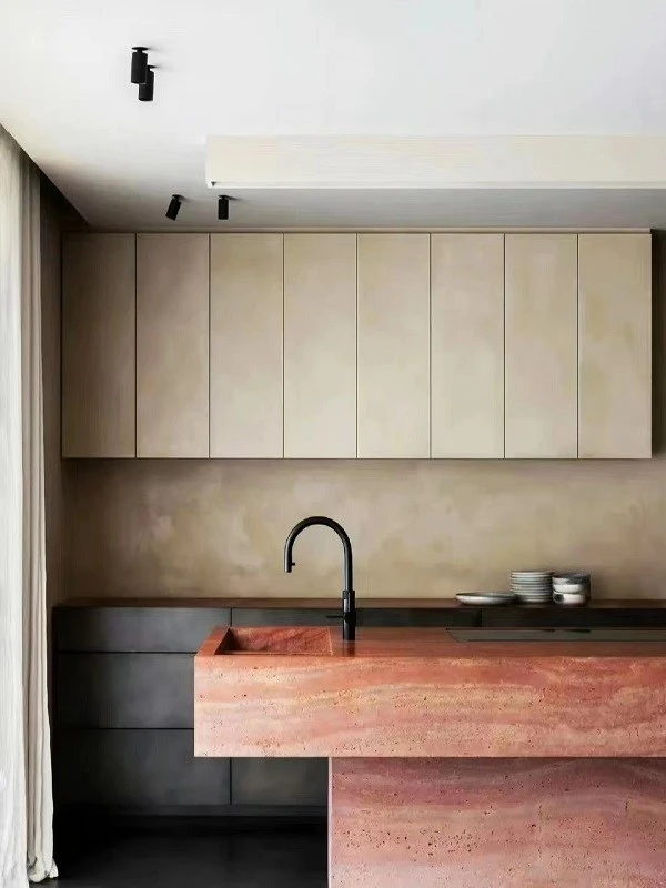 red travertine marble