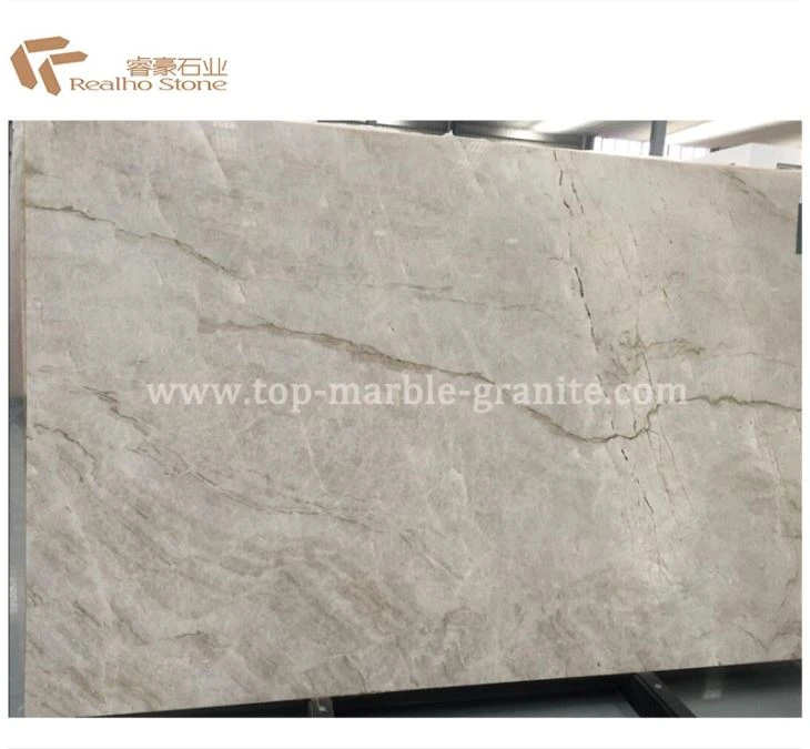 Polished Taj Mahal Quartzite Slab for Bar Top