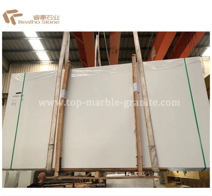 Pure White Artificial Stone Marble Slabs for Floor Tiles