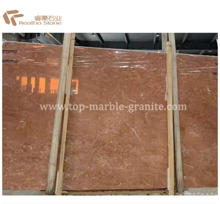 Rojo Alicante Orange Red Marble Slab