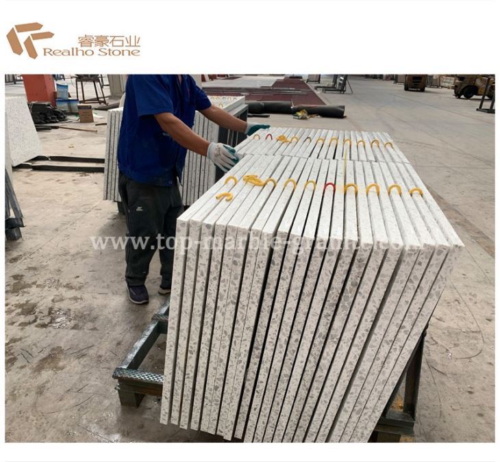 White Terrazzo Cement  Wall Tiles