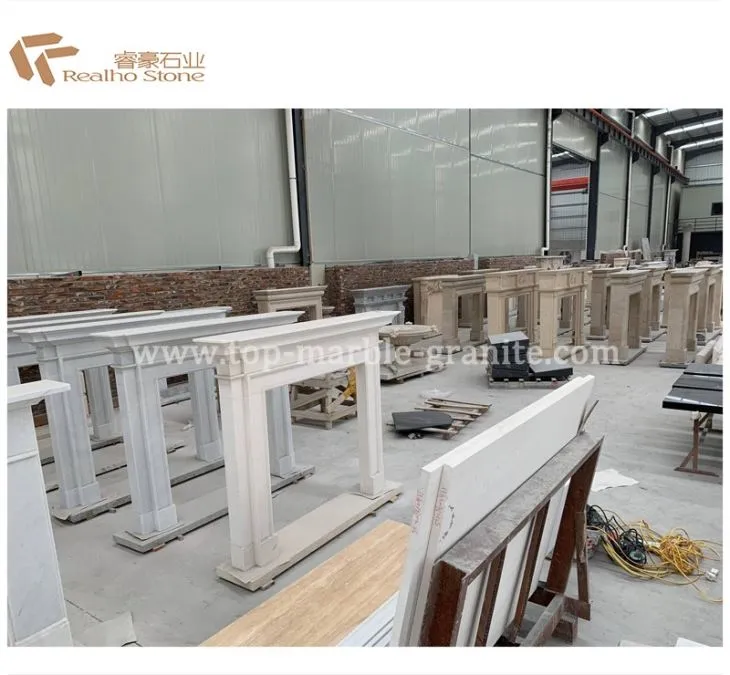 Attractive Design Marble Fireplace Mantel