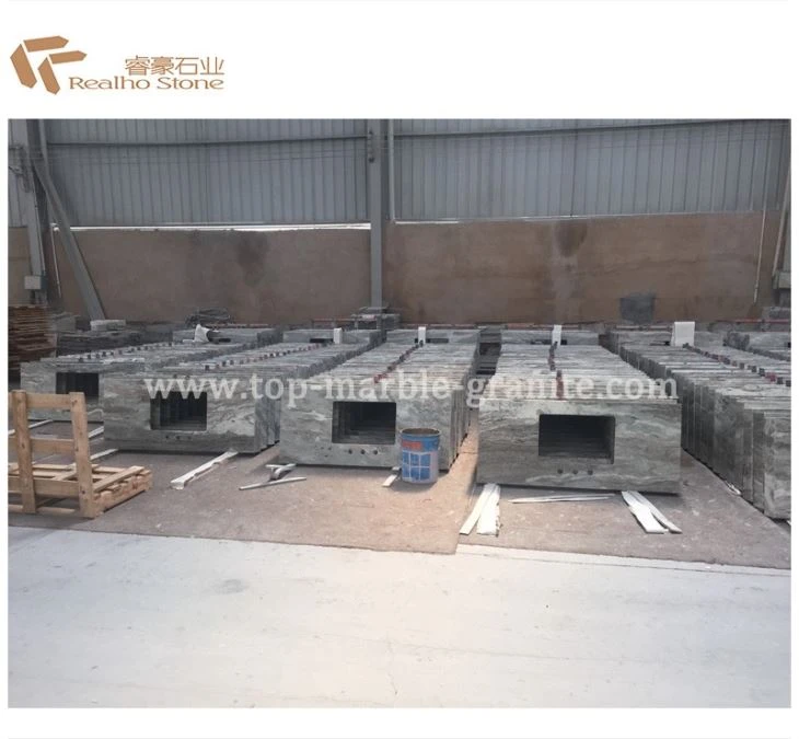 Fantasy Brown Granite With White Cabinets