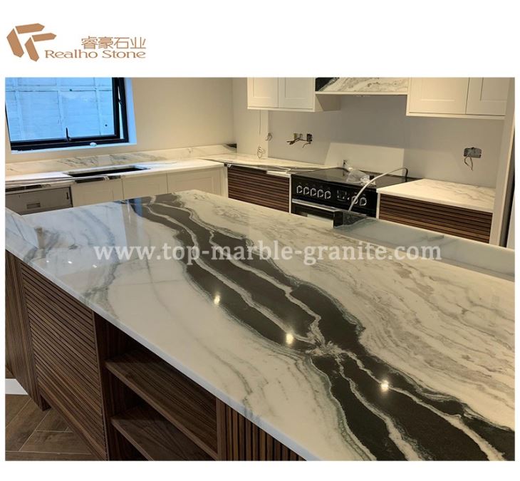 Panda White Marble Countertops
