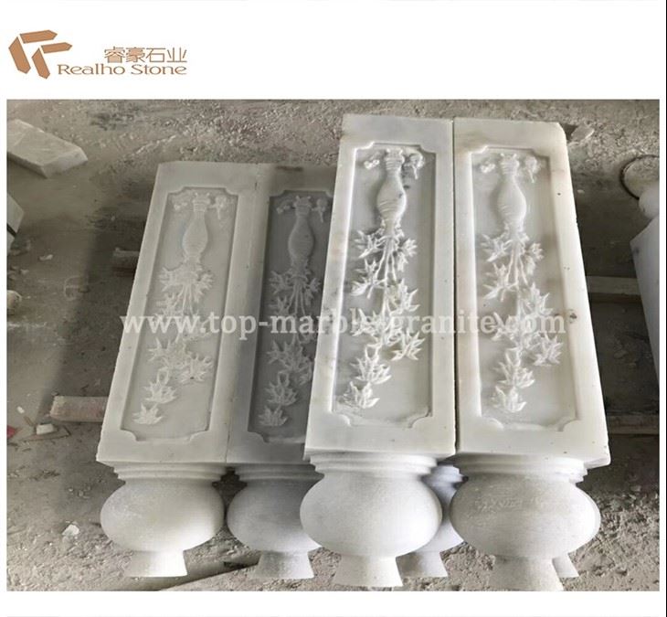 White Marble Pillars