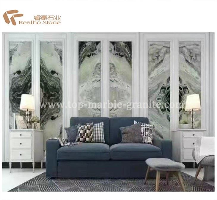 green marble wall cladding