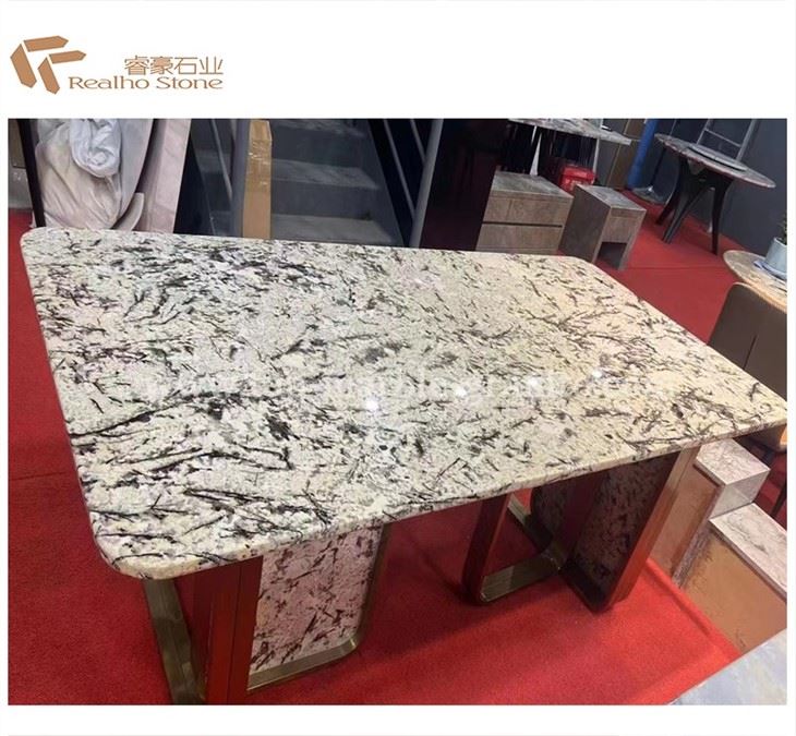 rectangle stone coffee table